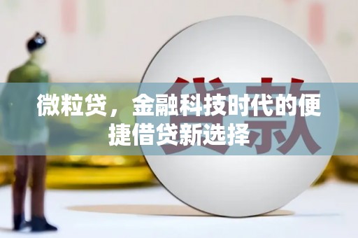凤翔微粒贷，金融科技时代的便捷借贷新选择